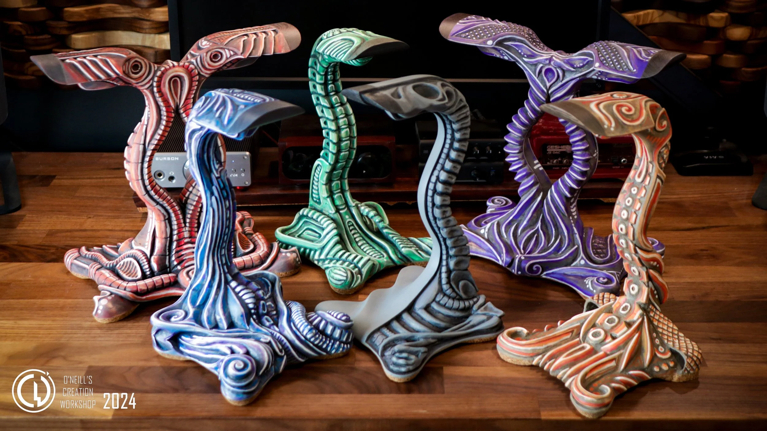 O'Neill's Creation Workshop Grumpy Goose Headphone Stands